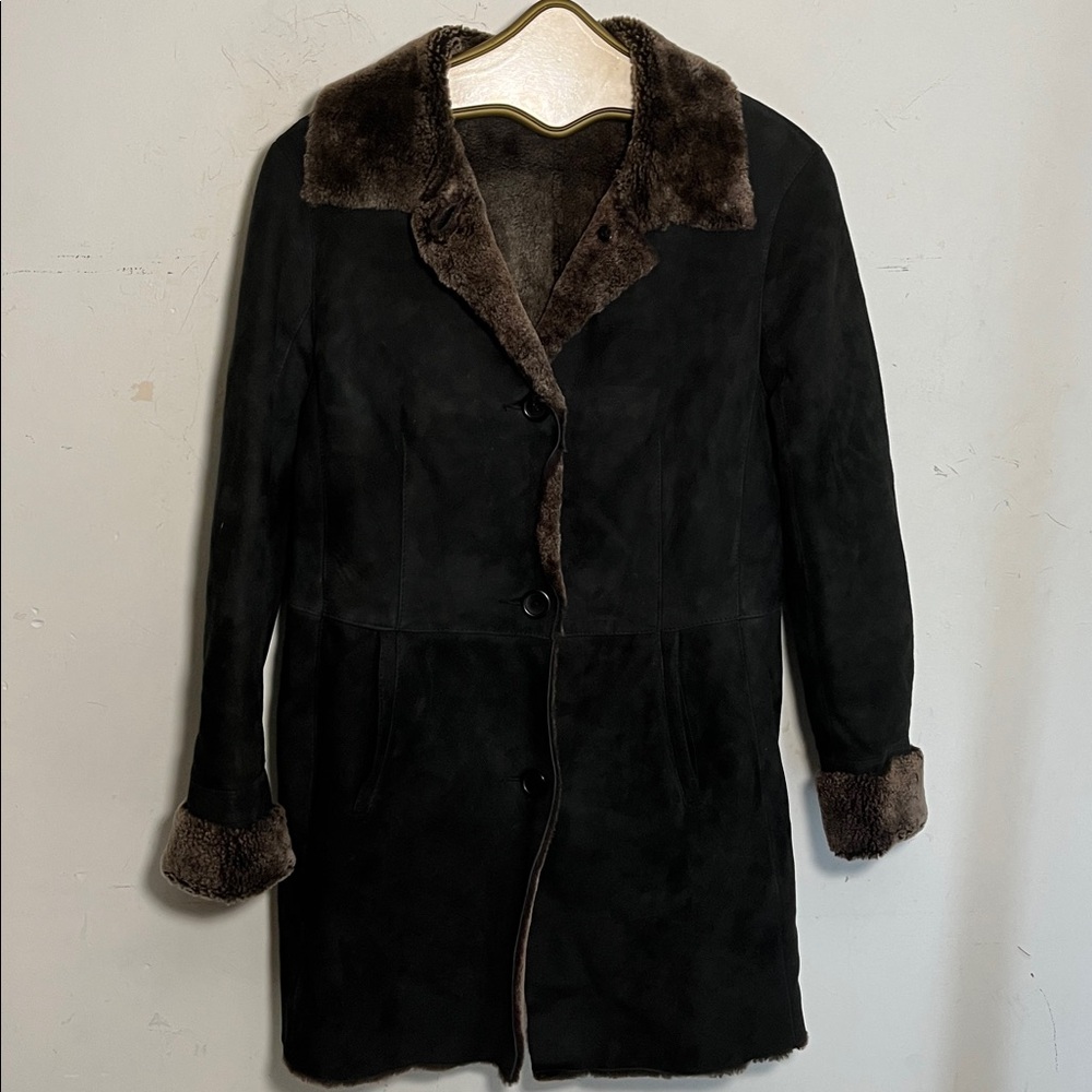 Shearling Vintage Sawyer of Napa Snowtop Womans Coat size 6